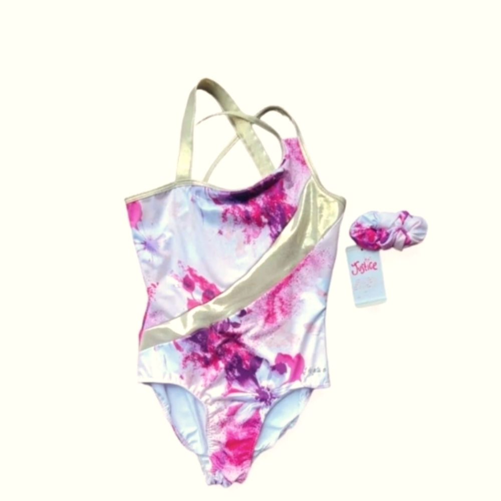 Justice Girl's Dance & Gymnastics Leotard   Size L (12-14)